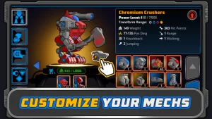 Super Mechs MOD APK v.7.611 ARM (Free Purchase/Unlimited Tokens) 3